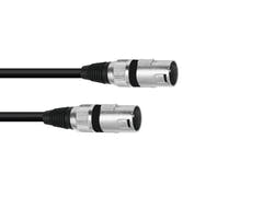 OMNITRONIC Cable adaptador XLR(M)/XLR(M) 0.2m bk