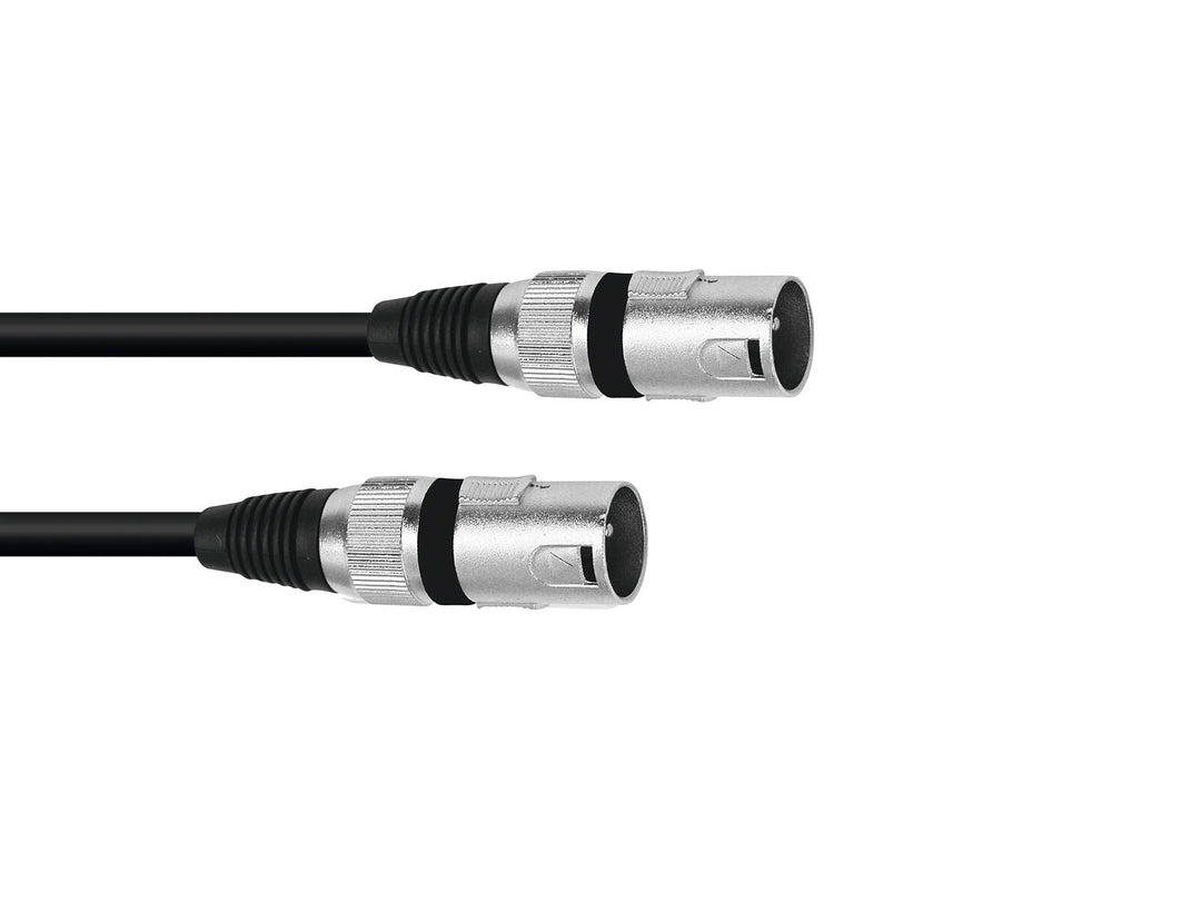 OMNITRONIC Cable adaptador XLR(M)/XLR(M) 0.2m bk