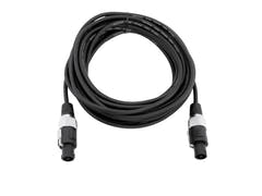 OMNITRONIC Cable de altavoz SPEAKER 2x1.5 10m black