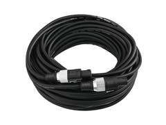 OMNITRONIC Cable de altavoz SPEAKER 2x2.5 20m negro