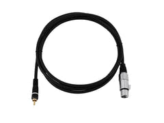 OMNITRONIC Cable adaptador RCA/XLR(F) 2m bk