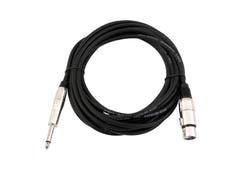 Cable adaptador OMNITRONIC XLR(F)/Jack mono 5m bk