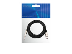 Cable adaptador OMNITRONIC XLR(F)/Jack mono 5m bk