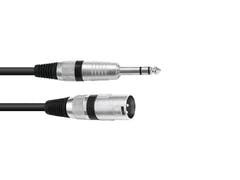 OMNITRONIC Cable adaptador XLR(M)/Jack estéreo 0.9m bk