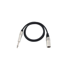 OMNITRONIC Cable adaptador XLR(M)/Jack mono 0.9m bk