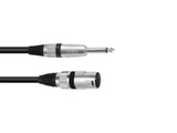 OMNITRONIC Adapter Cable XLR(M)/Jack mono 2m bk