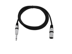 OMNITRONIC Cable adaptador XLR(M)/Jack mono 2m bk