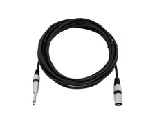 Cable adaptador OMNITRONIC XLR(M)/Jack mono 5m bk