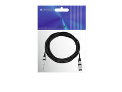 Cable adaptador OMNITRONIC XLR(M)/Jack mono 5m bk