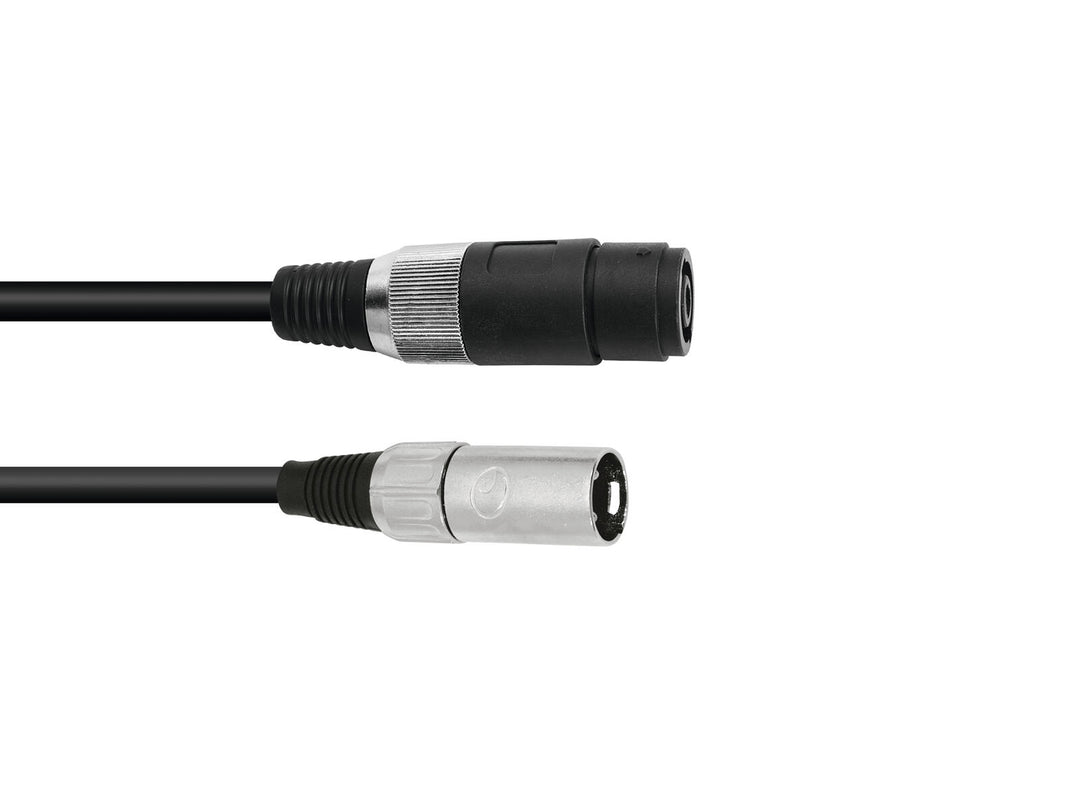 OMNITRONIC Cable adaptador altavoz (F)/XLR (M) 1m bk