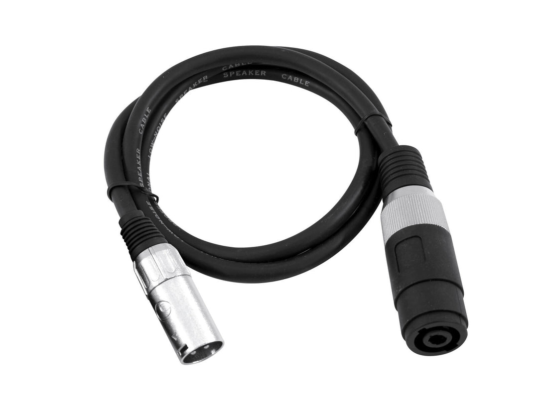 OMNITRONIC Cable adaptador altavoz (F)/XLR (M) 1m bk