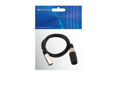 OMNITRONIC Cable adaptador altavoz (F)/XLR (M) 1m bk