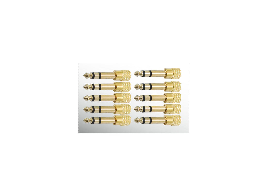 OMNITRONIC Adaptador Jack(M)/3.5 Jack(F) 10x