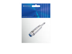 OMNITRONIC Adaptador XLR(F)/Jack(M) mono