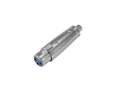 OMNITRONIC Adaptador RCA(F)/XLR(F)