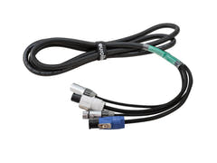 EUROLITE Cable combinado DMX P-Con/XLR de 3 pines 3m