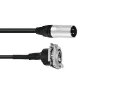 PSSO Cable de conexión XLR(M)/XLR(F) S 1m bk