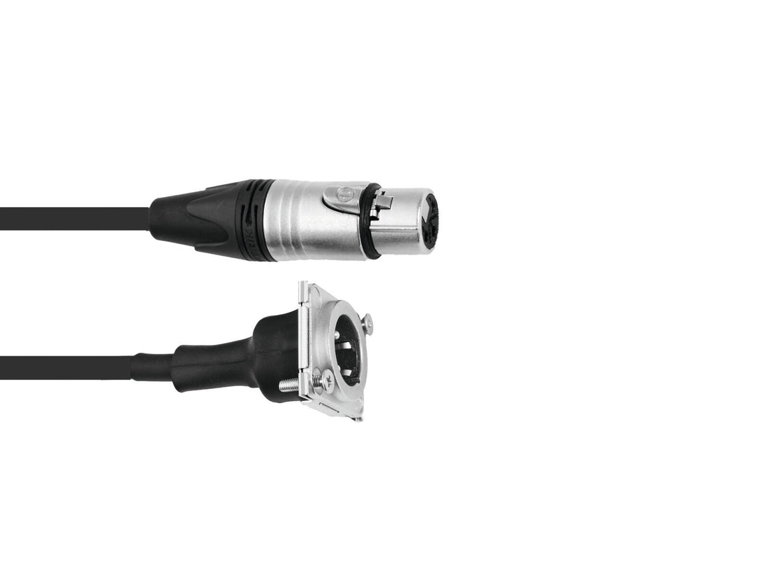 PSSO Cable de conexión XLR(F)/XLR(M) S 1m negro