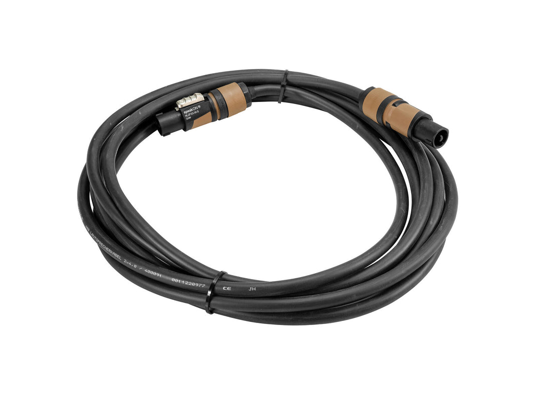 PSSO Cable de altavoz Speakon 2x4 5m bk