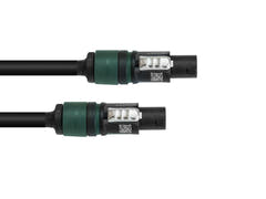 Cable de altavoz PSSO Speakon 4x2.5 0.5m bk