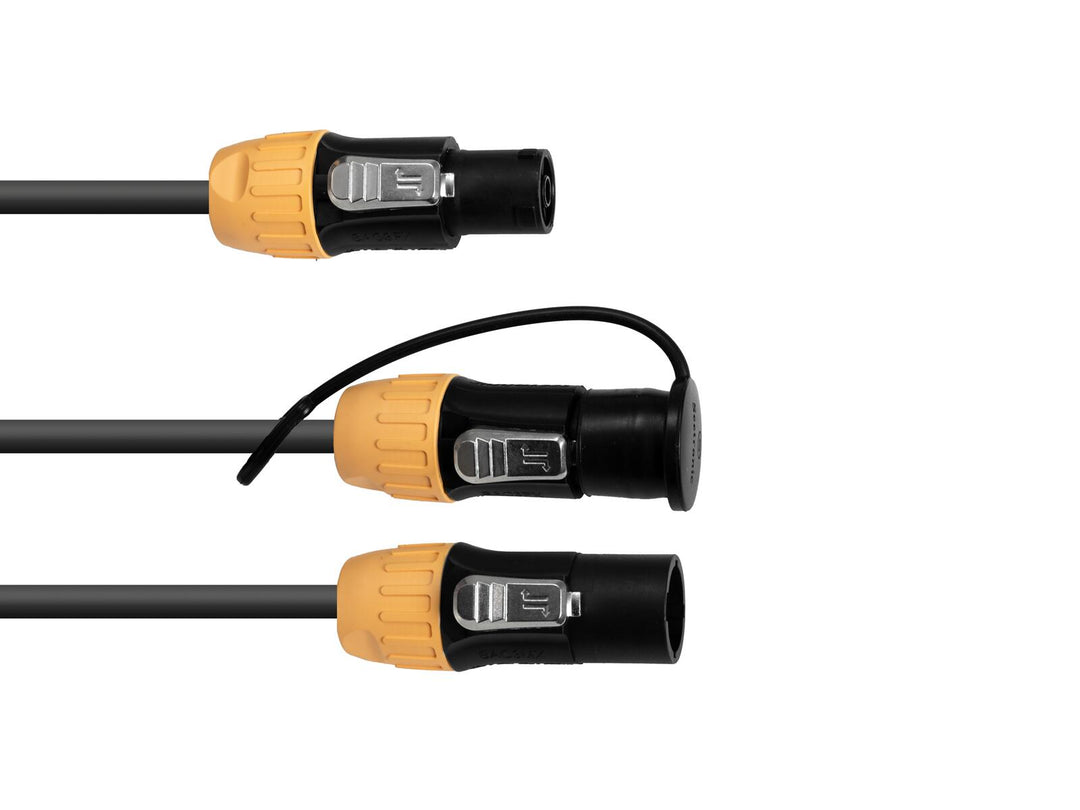 Cable adaptador EUROLITE IP T-Con(m)/2xT-Con(f)