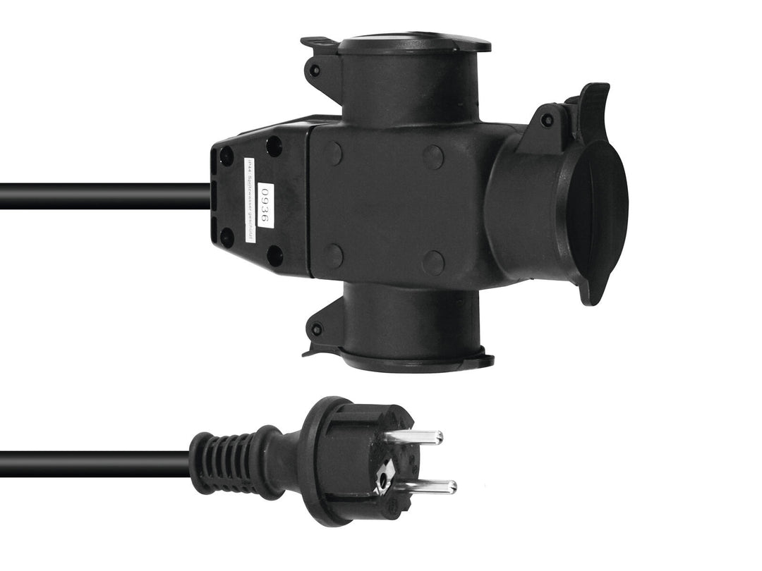EUROLITE Extensión 3x1.5 3m triple