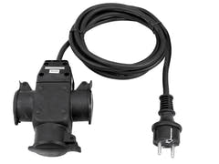 EUROLITE Extensión 3x1.5 3m triple