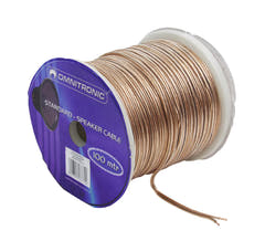 OMNITRONIC Cable de altavoz 2x1.5 100m transparente