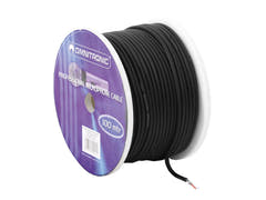 OMNITRONIC Cable de micrófono 2x0.22 100m bk