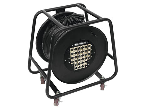 OMNITRONIC Multicore Stagebox 24/8 30m Cable reel