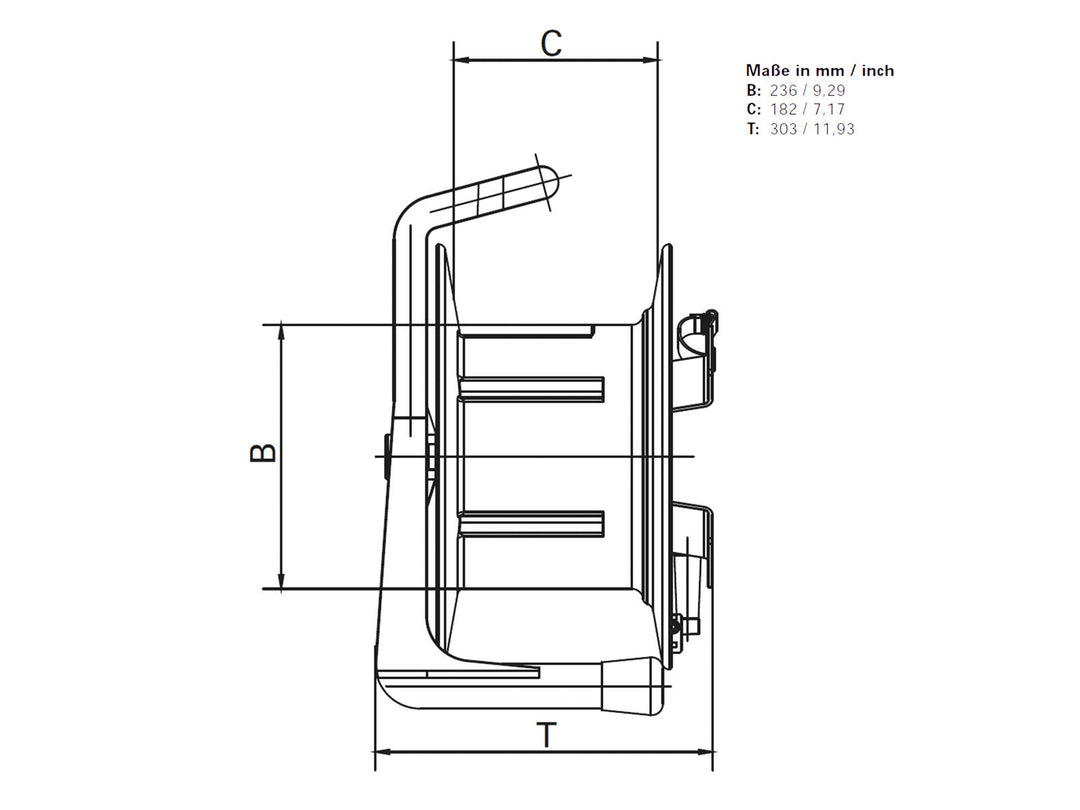 SCHILL Tambor de cable GT 380.RM