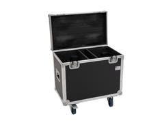 Flightcase ROADINGER para 2x TMH-H380 con ruedas
