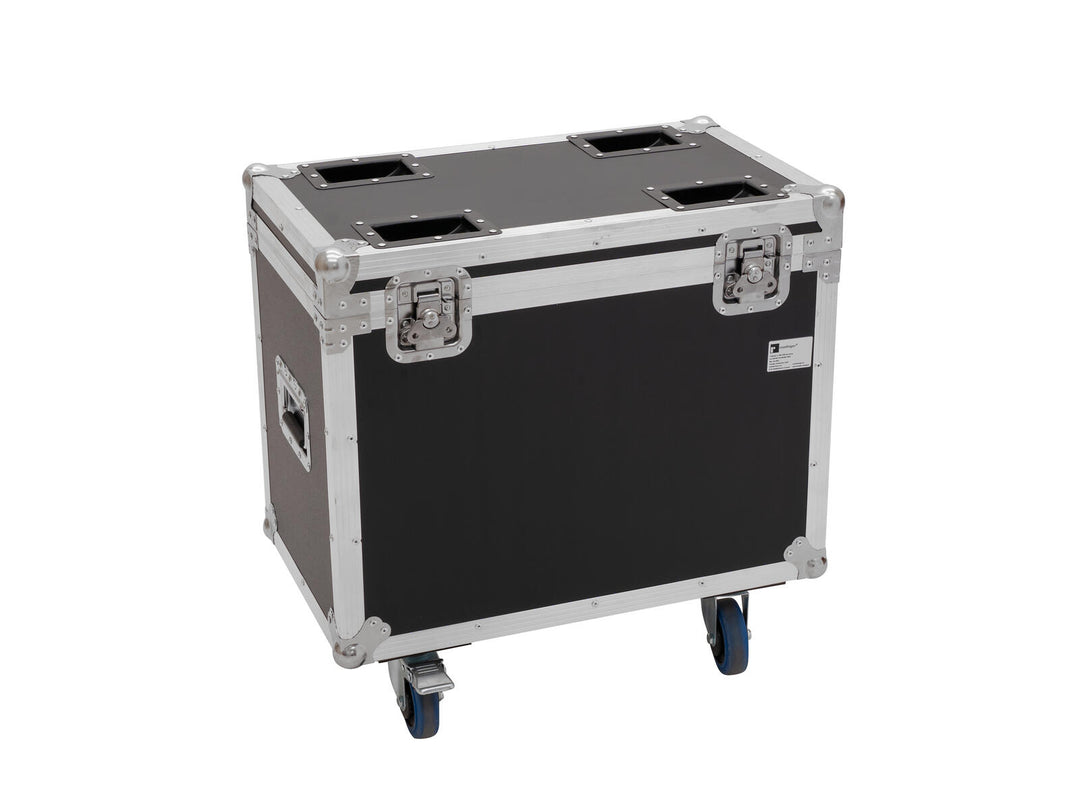Flightcase ROADINGER para 2x TMH-H380 con ruedas