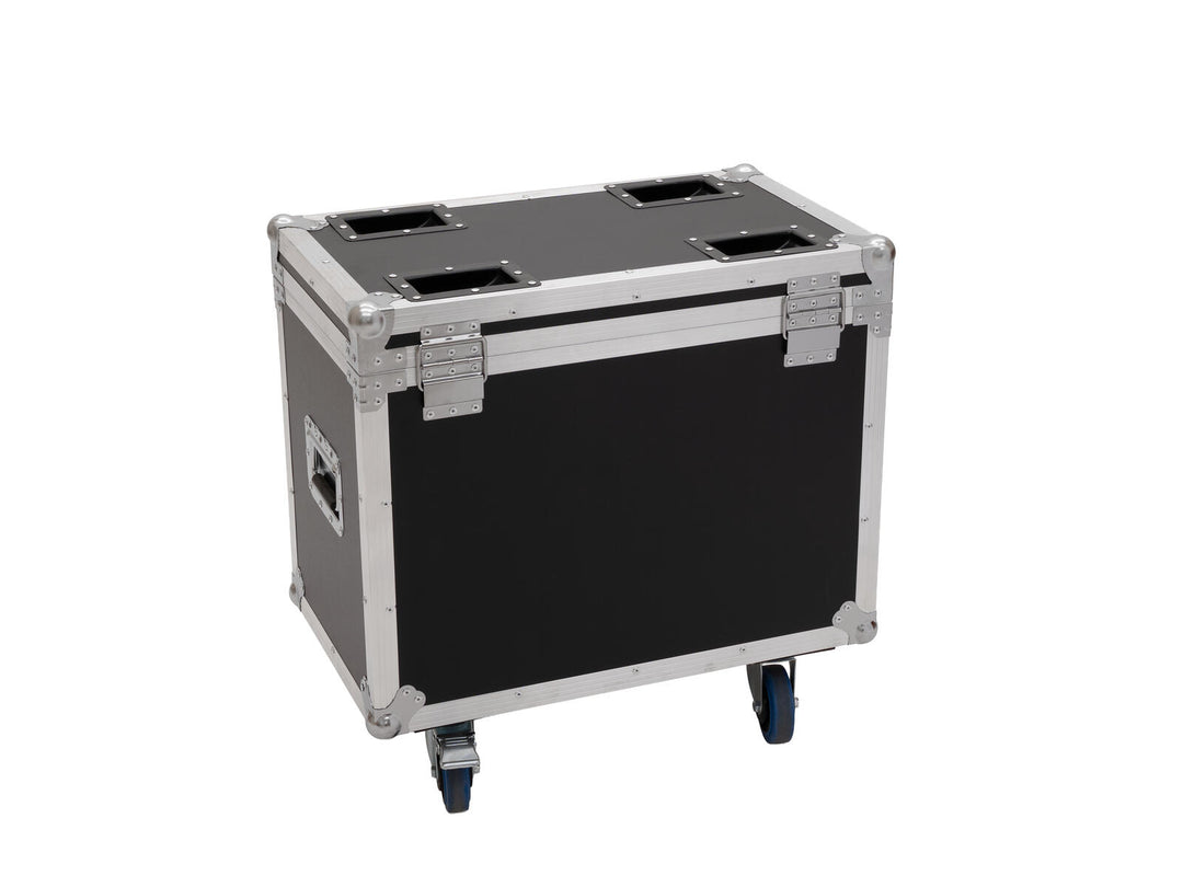 Flightcase ROADINGER para 2x TMH-H380 con ruedas