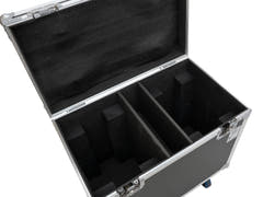 Flightcase ROADINGER para 2x TMH-H380 con ruedas