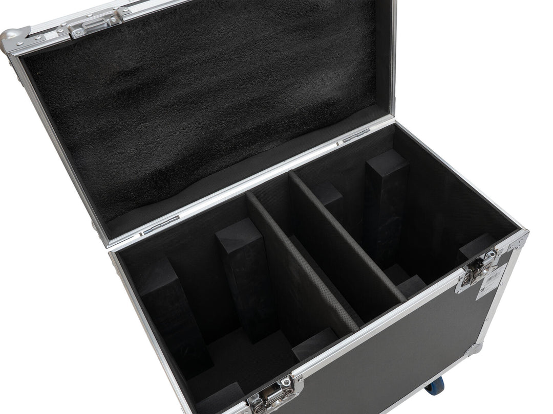 Flightcase ROADINGER para 2x TMH-H380 con ruedas