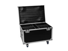 EUROLITE Set 4x LED TMH-X4 + estuche con ruedas