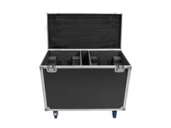 ROADINGER Flightcase 2x IP TMH-H760 con ruedas