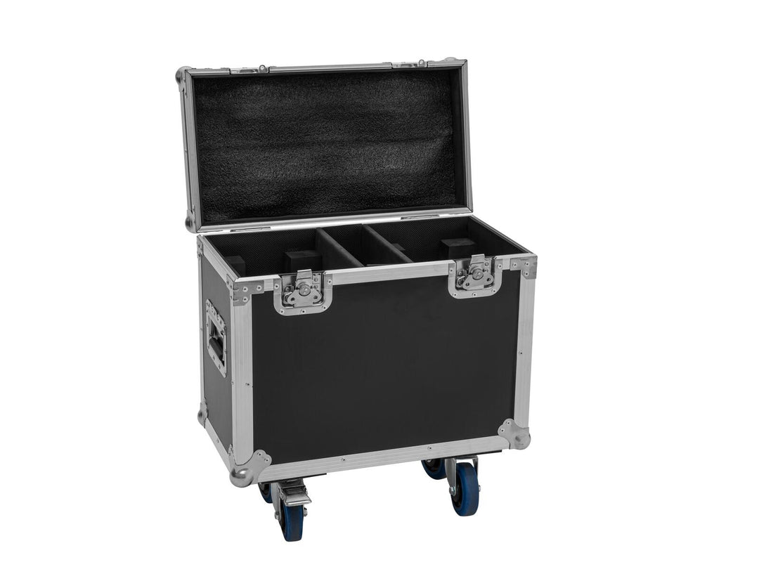 EUROLITE Set 2x LED TMH-B120 Hypno Cabezas Móviles Beam + Flightcase con ruedas