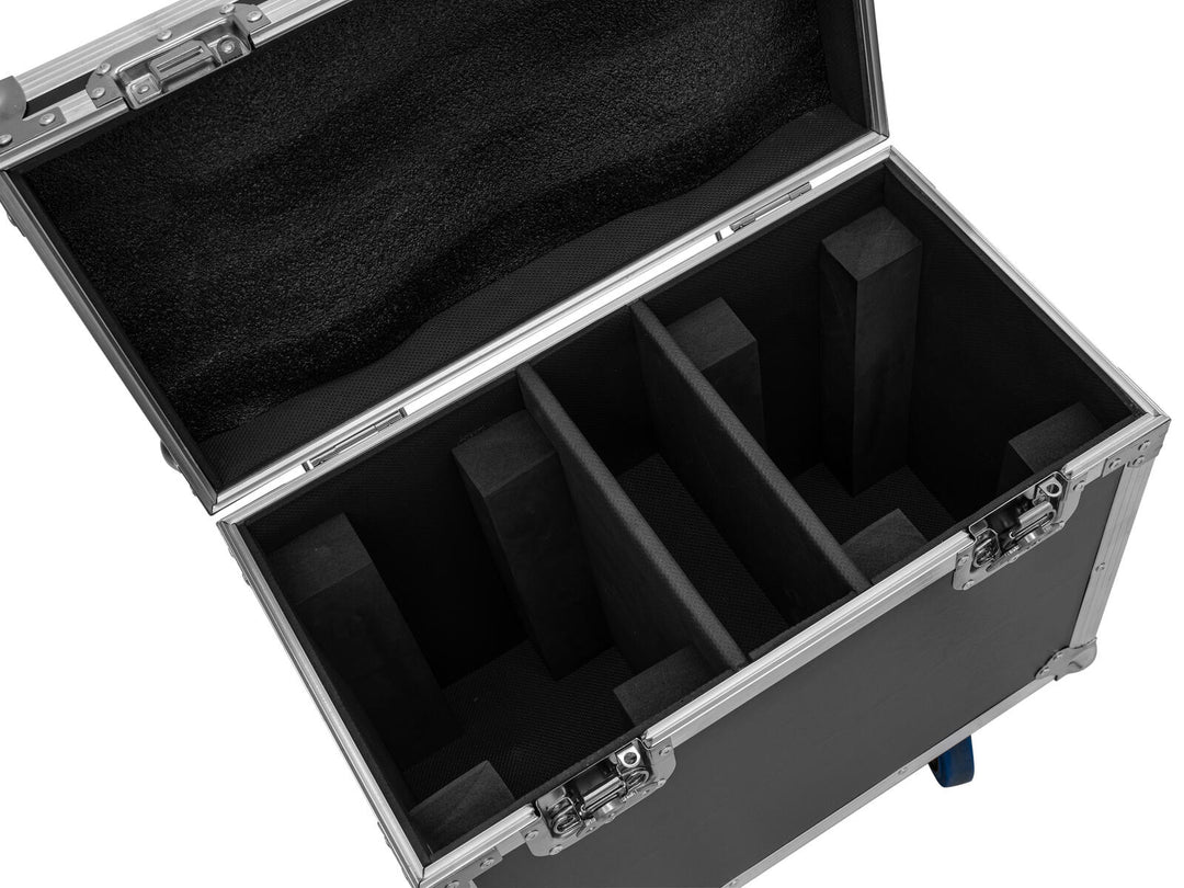 ROADINGER Flightcase 2x TMH-B120 con ruedas