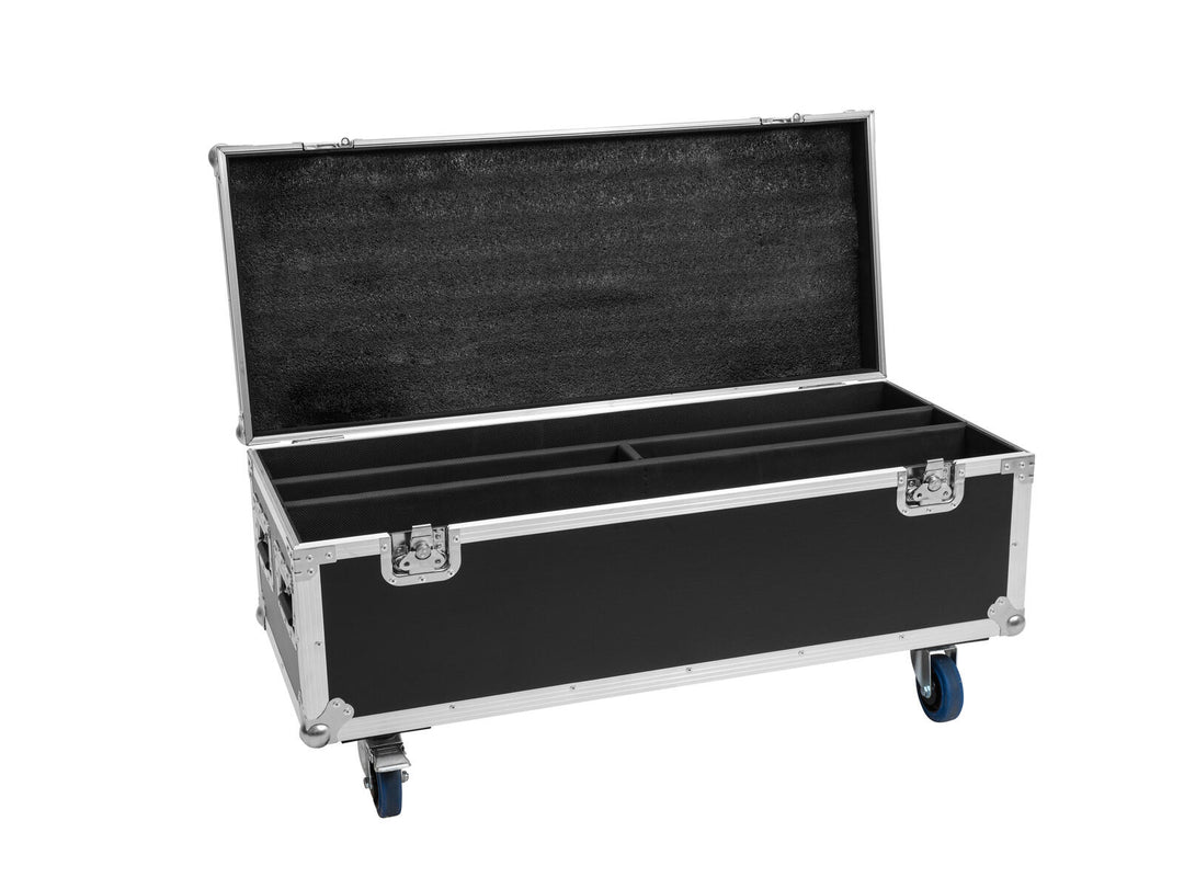 ROADINGER Flightcase 2x LED TMH Bar-S120 con ruedas