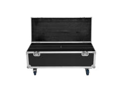 ROADINGER Flightcase 2x LED TMH Bar-S120 con ruedas