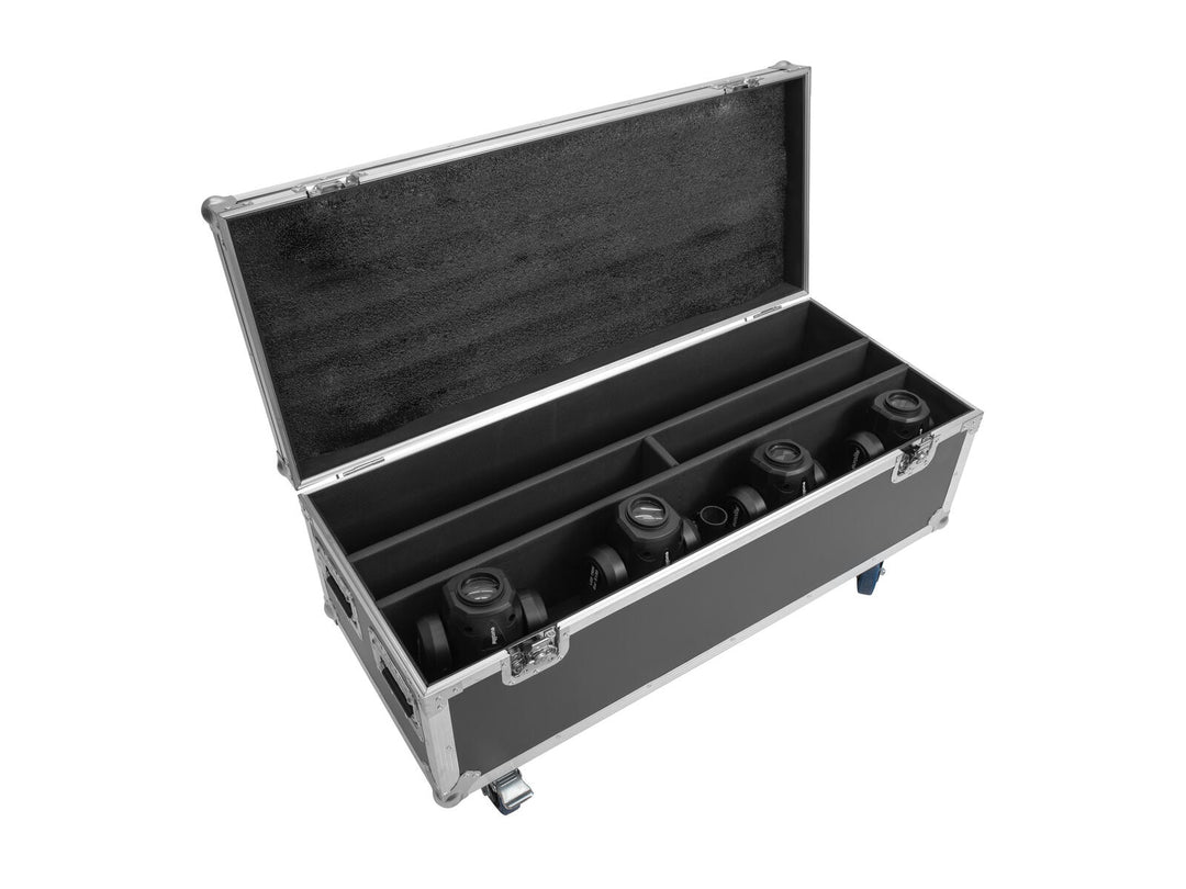 ROADINGER Flightcase 2x LED TMH Bar-S120 con ruedas