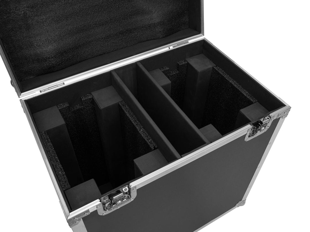ROADINGER Flightcase 2x TMH-S400 con ruedas