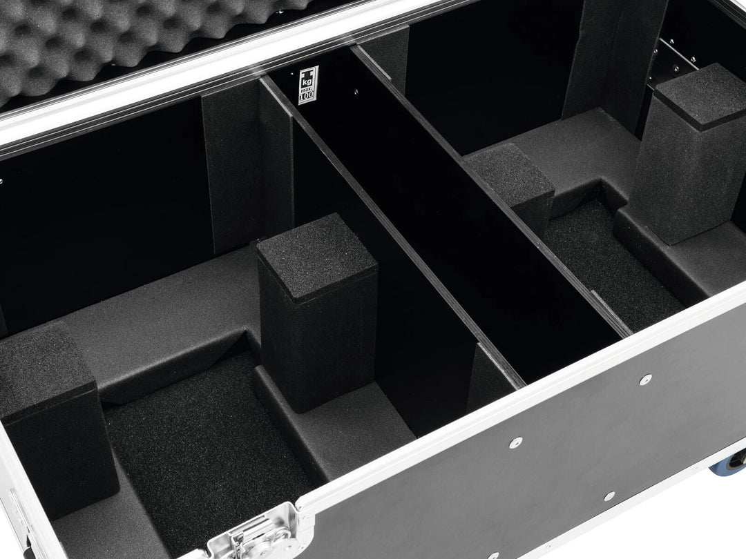 ROADINGER Flightcase 2x THA-250F con ruedas