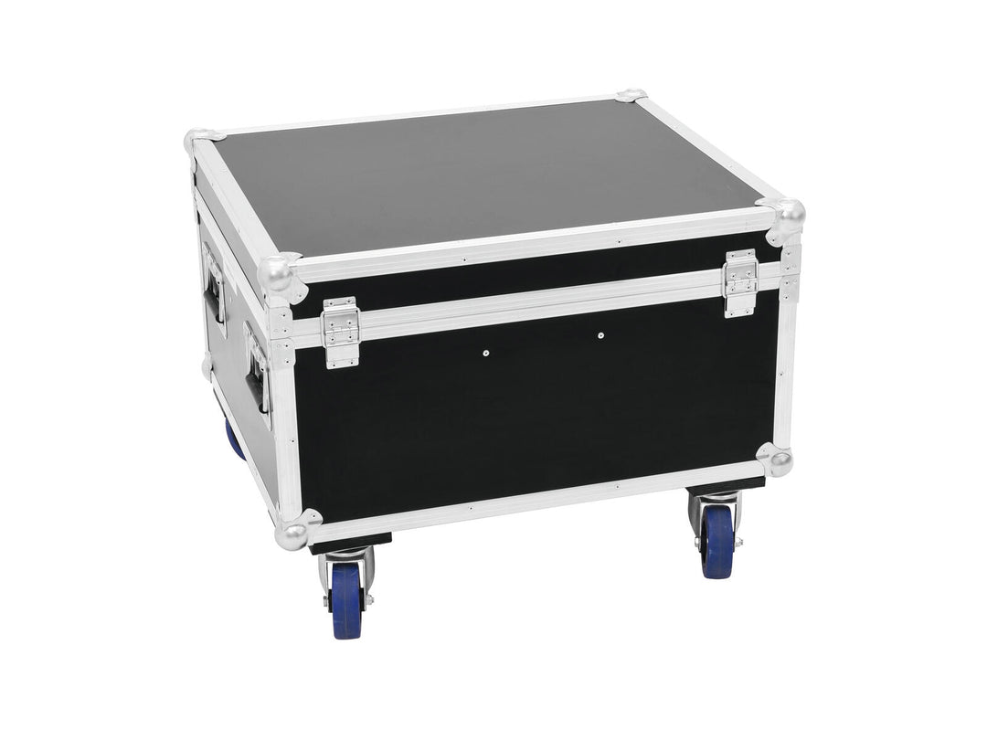 ROADINGER Flightcase 4x LED TMH-X1 Moving Head Haz con ruedas