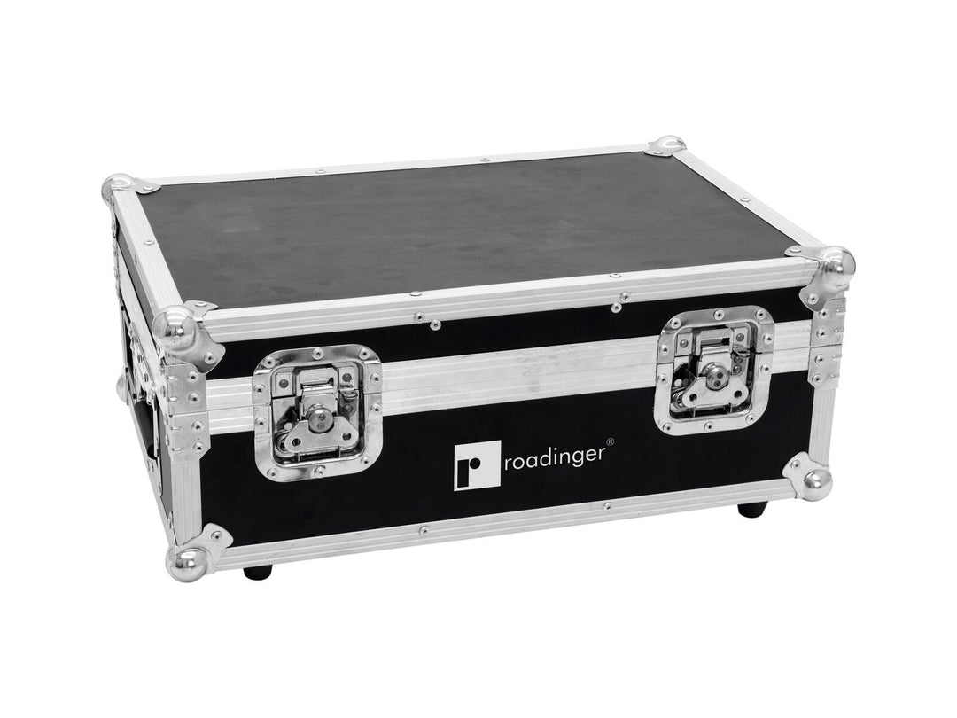 ROADINGER Flightcase para 4x AKKU TL-3 Trusslight QuickDMX con función de carga