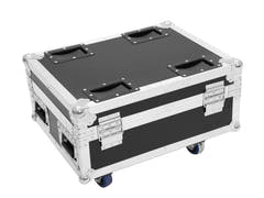 Flightcase ROADINGER 4x AKKU IP UP-4 QuickDMX con función de carga