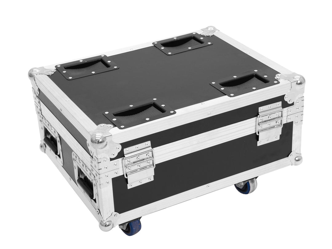 Flightcase ROADINGER 4x AKKU IP UP-4 QuickDMX con función de carga