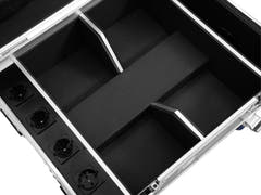 Flightcase ROADINGER 4x AKKU IP UP-4 QuickDMX con función de carga